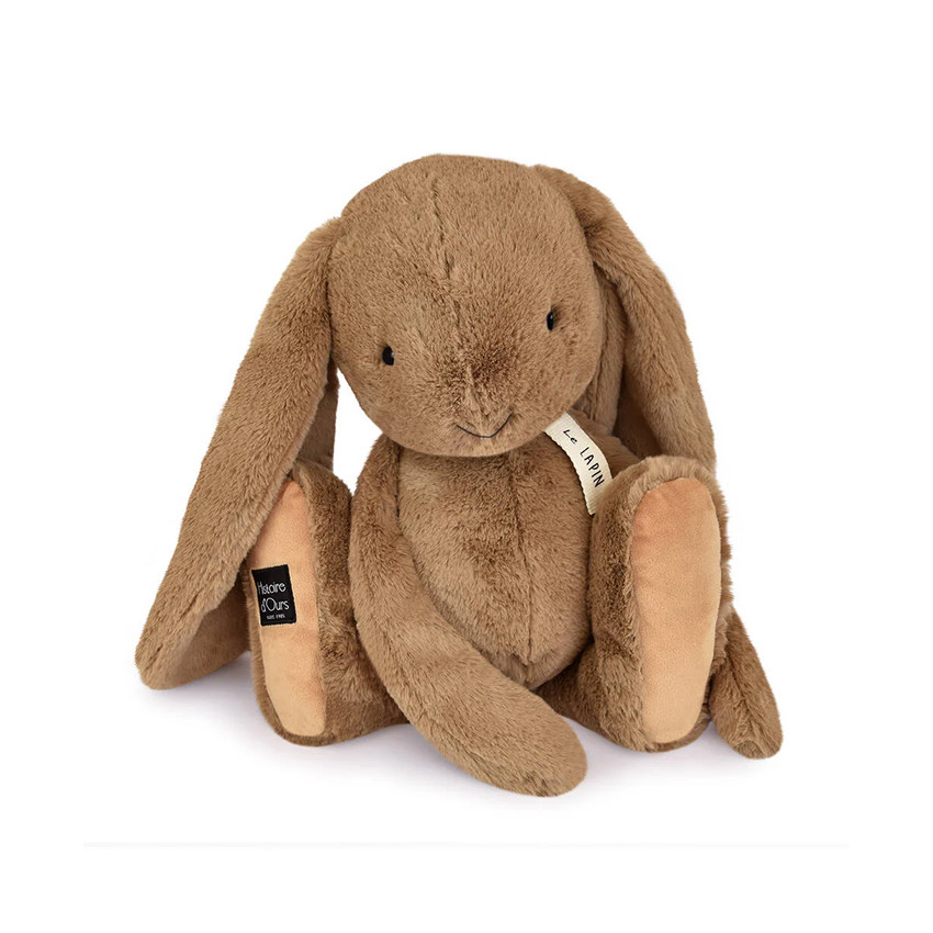 Peluche moyenne/grande Le lapin noisette 50 cm 