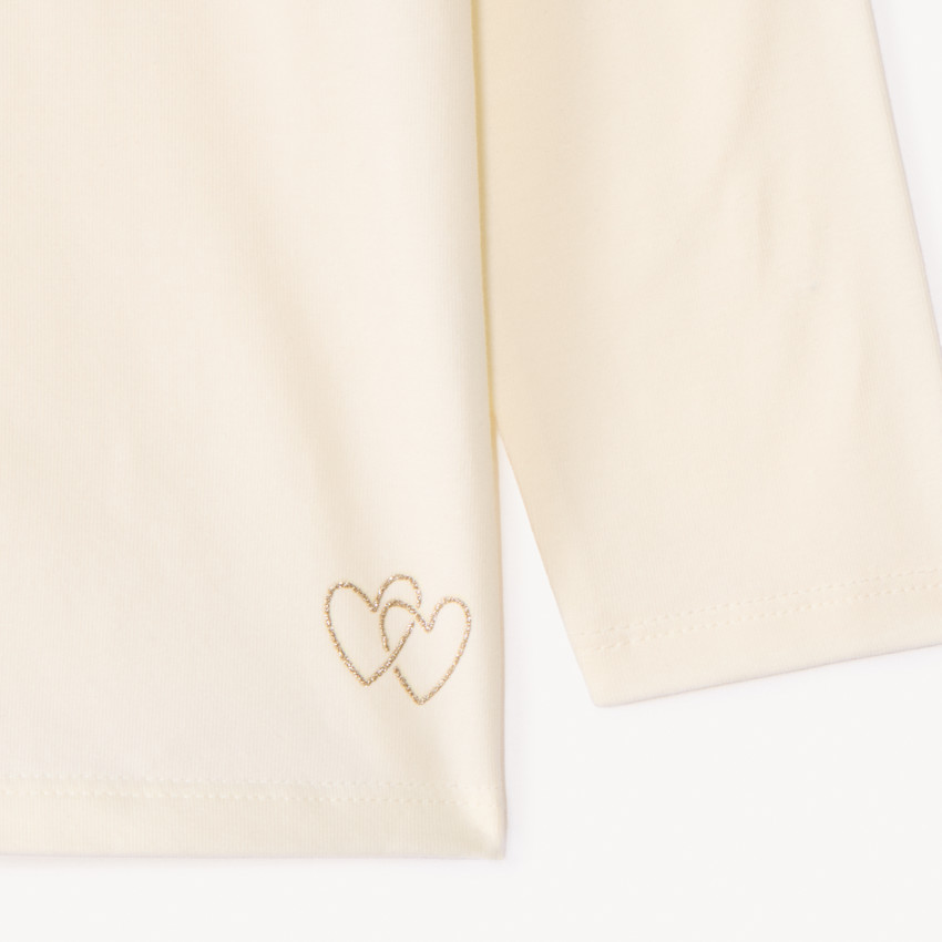 Lot de 2 sous-pulls à col roulé pour bébé fille 