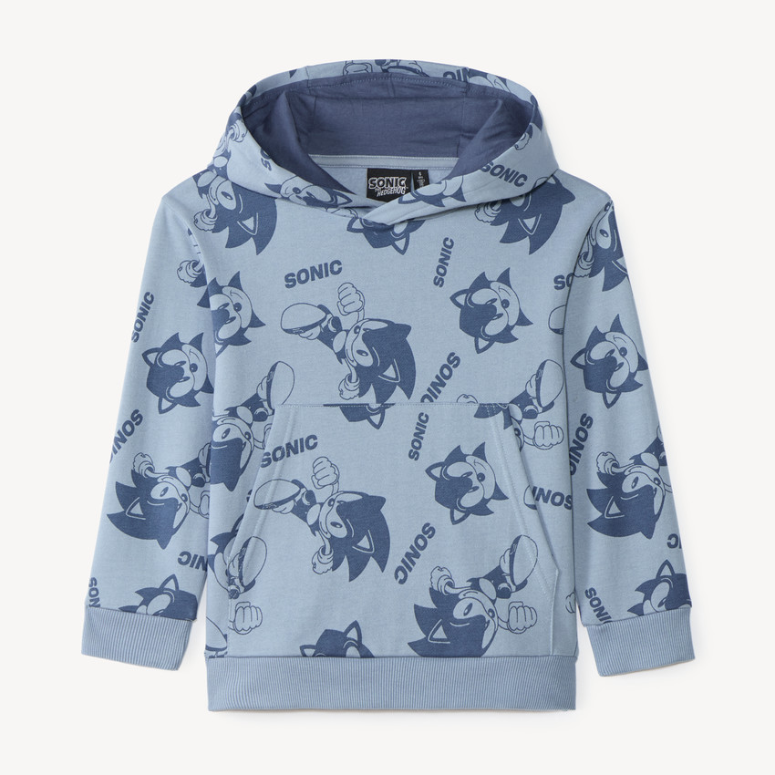 Sweat à capuche garçon Sonic