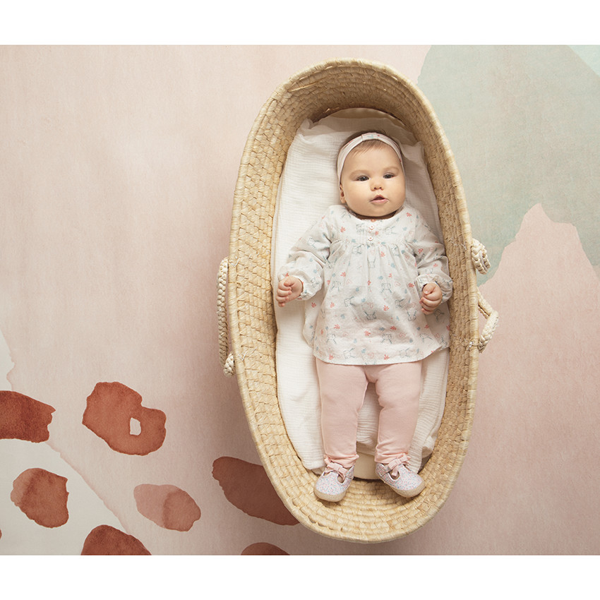 Ensemble tunique imprimée et legging en jersey pour bébé fille 