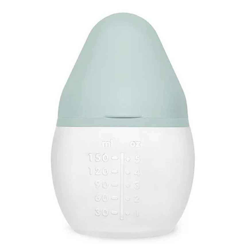 Biberon silicone 150 ml tétine débit lent Ivy Green 