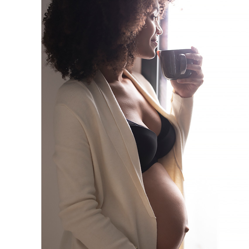 Soutien-gorge d'allaitement moulé finition résille 