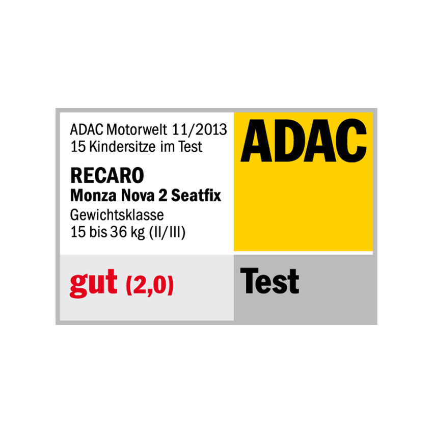 Siège-auto isofix Monza Nova 2 SeatFix Groupe 2/3 Mat Black 