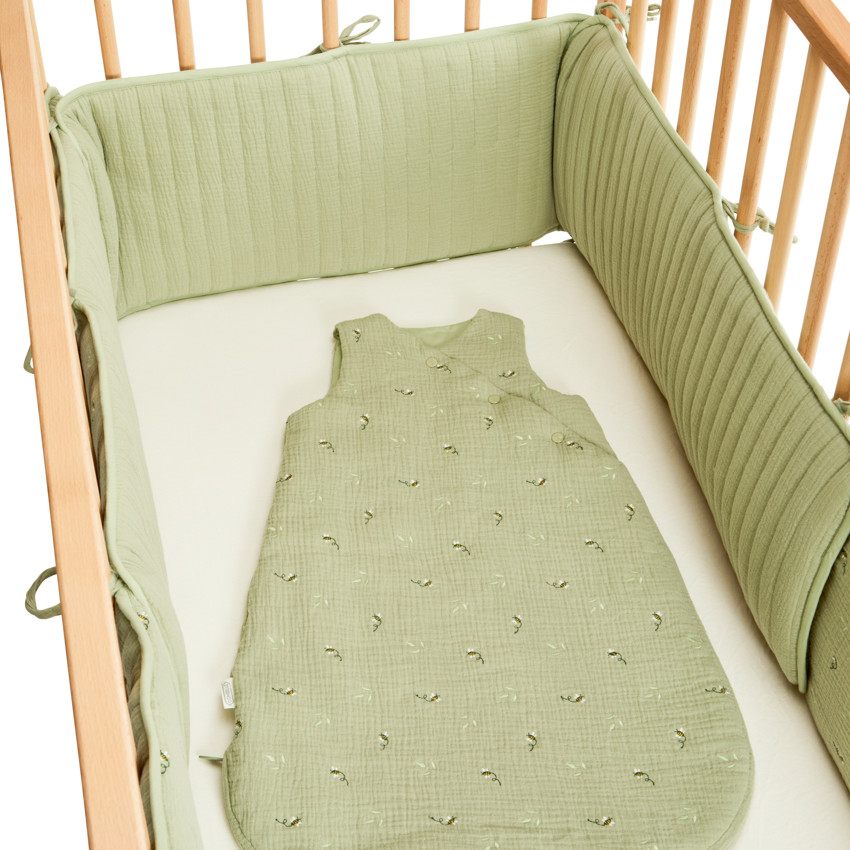 Lot de 5 protèges barreaux modulables Promenade Bucolique vert 