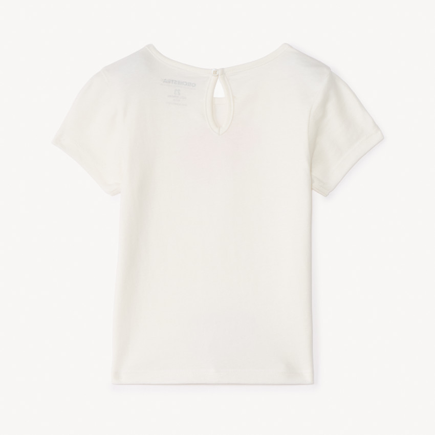 T-shirt manches courtes avec print fantaisie pour bébé fille 