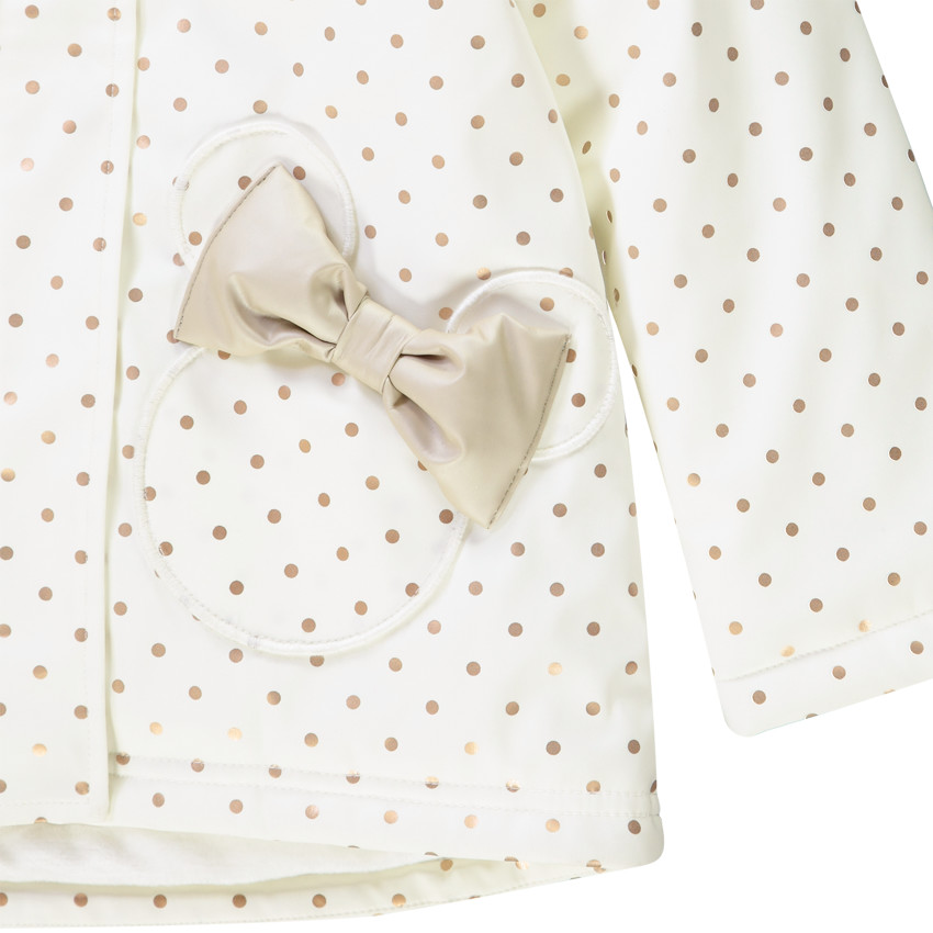 Parka gomme Minnie Disney imprimé pois pour fille 