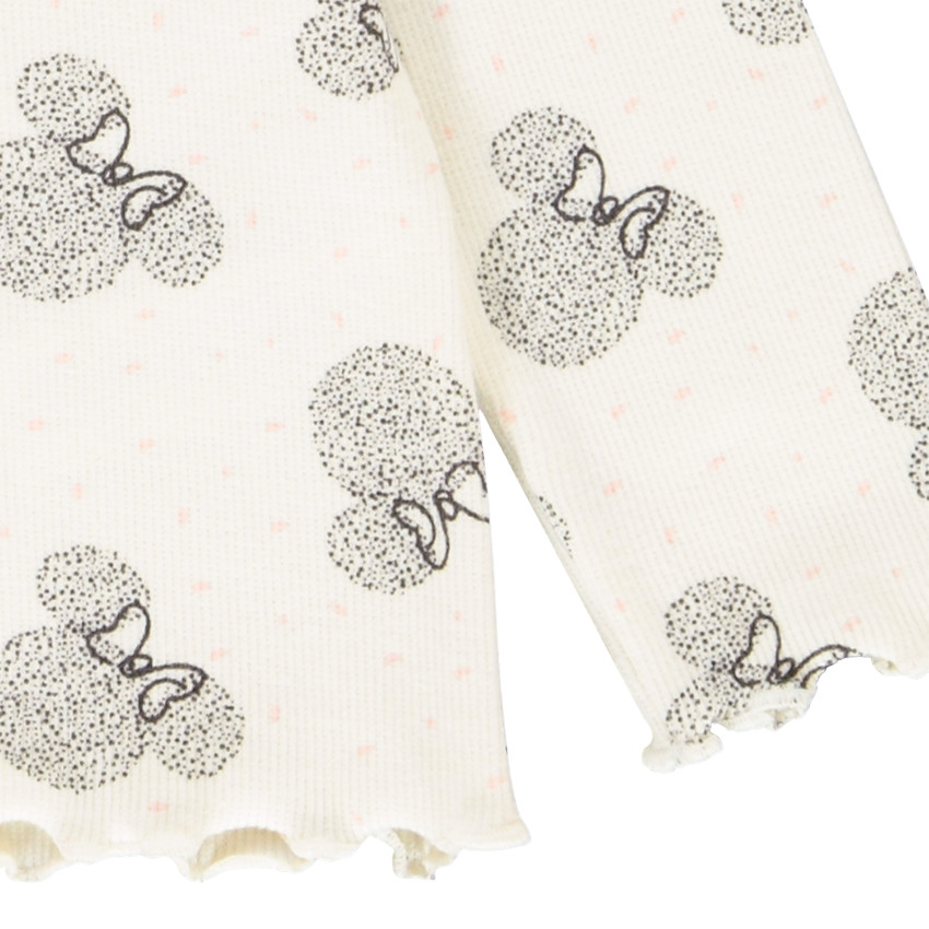 T-shirt manches longues Minnie Disney pour bébé fille 