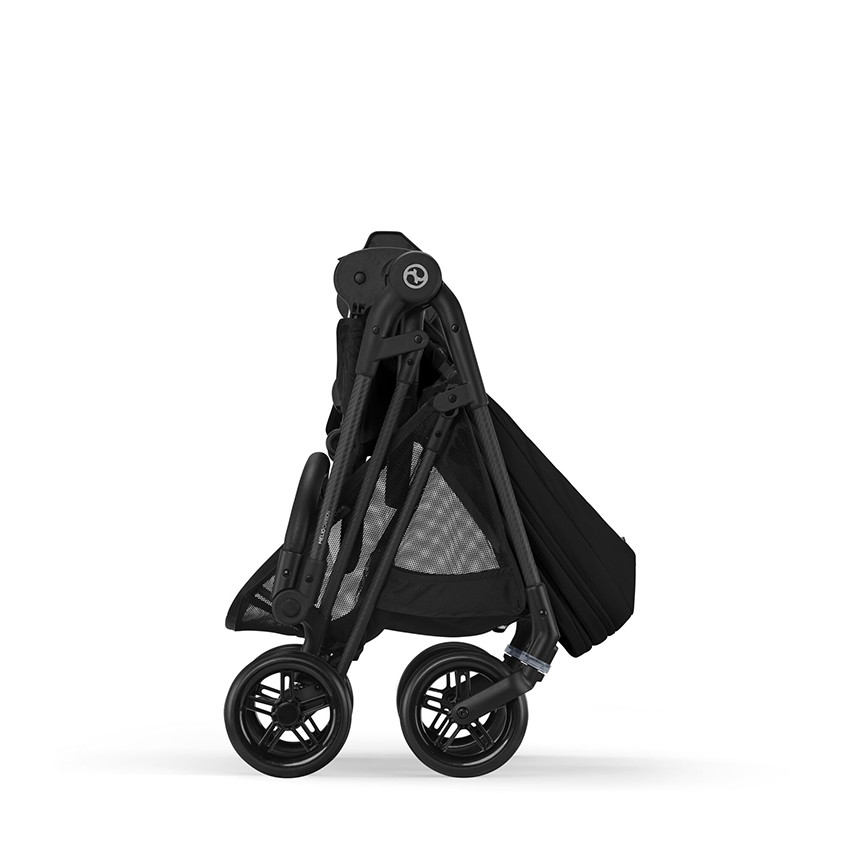 Poussette citadine ultralégère Melio carbon/magic black 