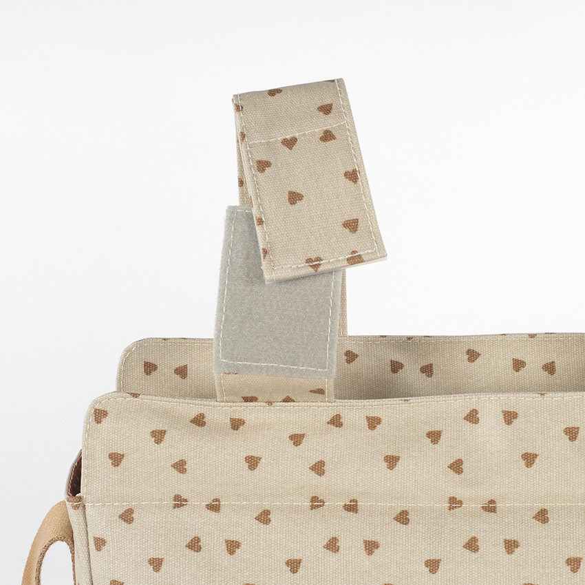 SAC A LANGER COEURS POPPY CANNELLE 