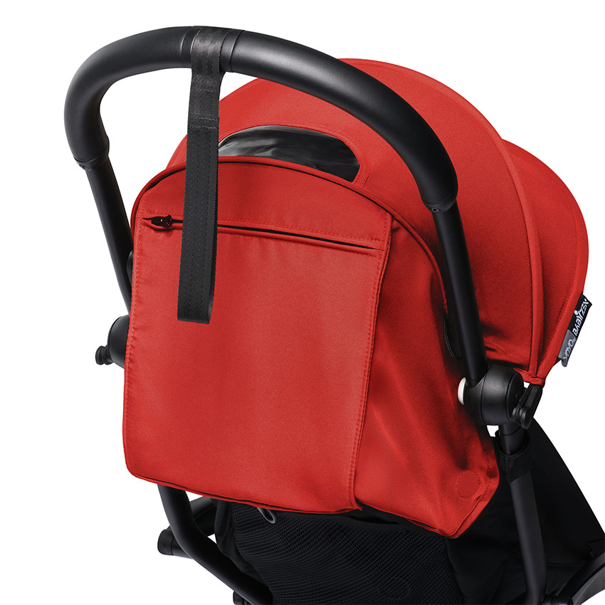 Poussette YOYO² 6+ châssis noir - Rouge 