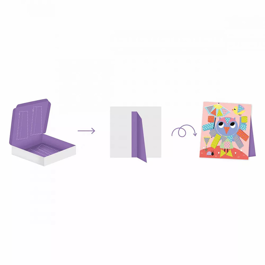 Coffret créatif découpage et collage 