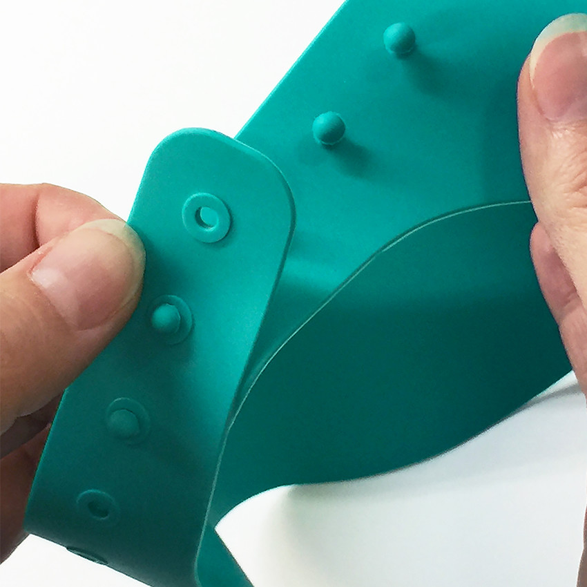 Visière pare-shampoing en silicone – Aqua 