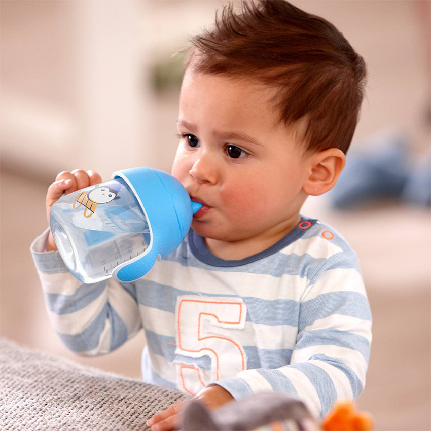 Gobelet anti-fuites 260 ml - Bleu 