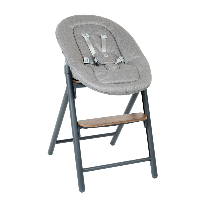 Chaise haute évolutive Willow - Bois/Gris 