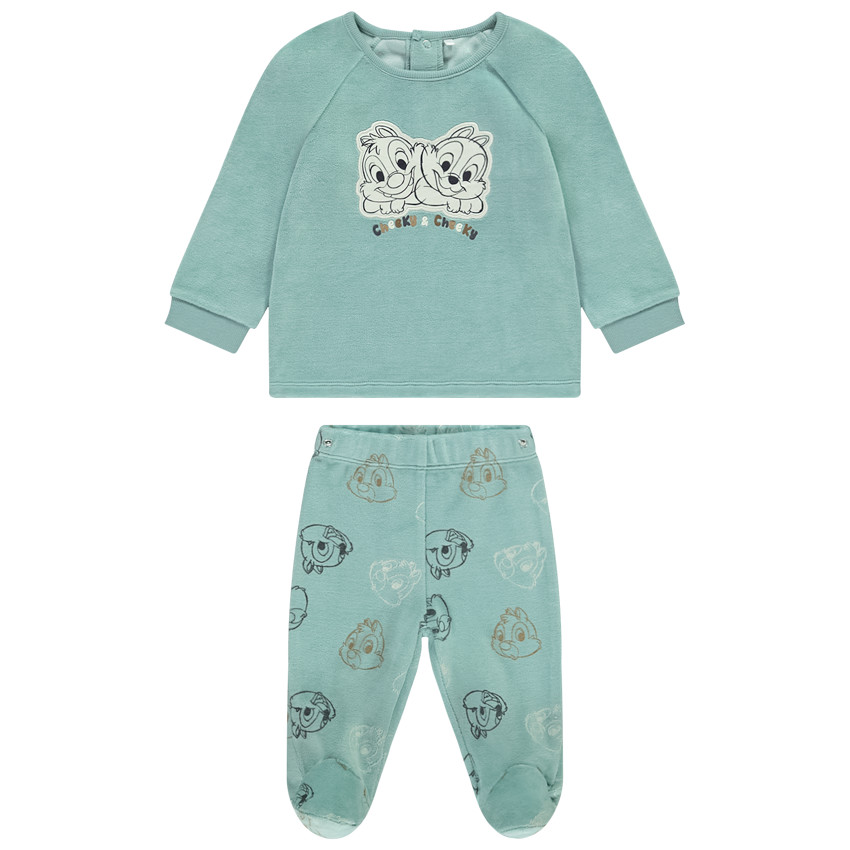 Pyjama velours Tic Tac Disney pour bebe garcon avec finitions differentes selon l age Orchestra