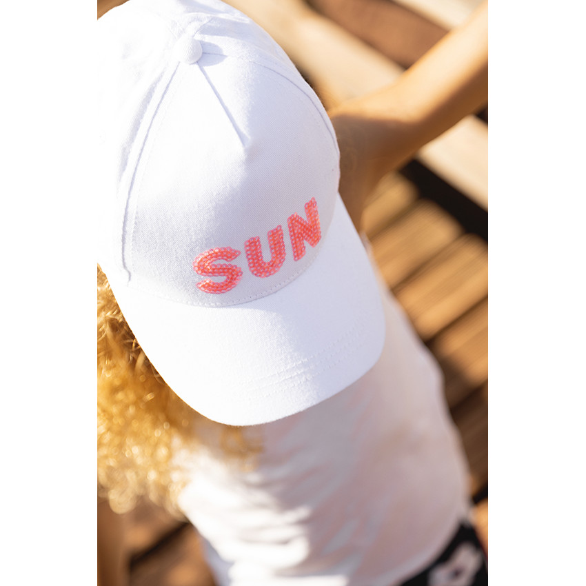 Casquette à sequins pour fille 