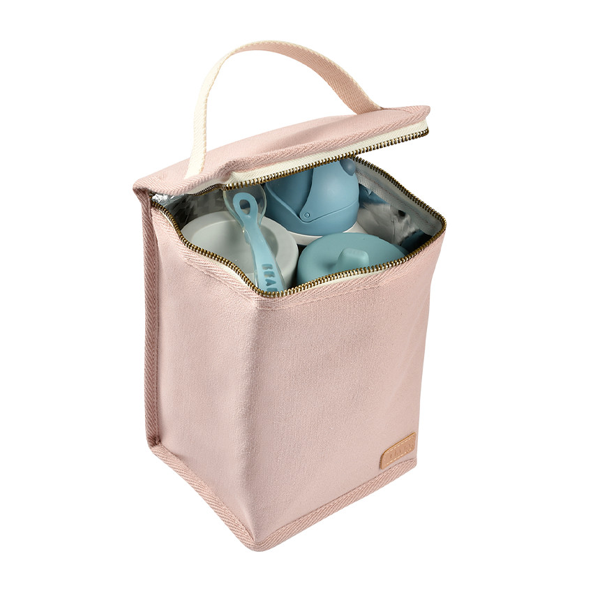 Pochette repas isotherme dusty rose - Rose (Béaba) - Image 1