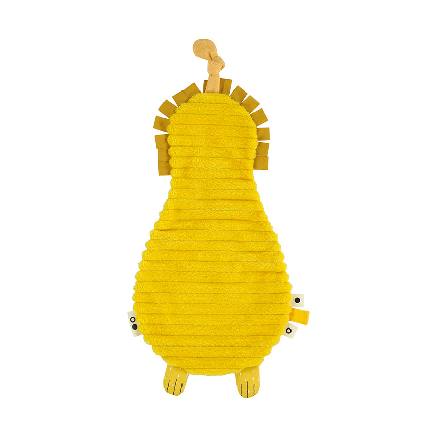 Doudou plat attache-sucette Mr Lion 
