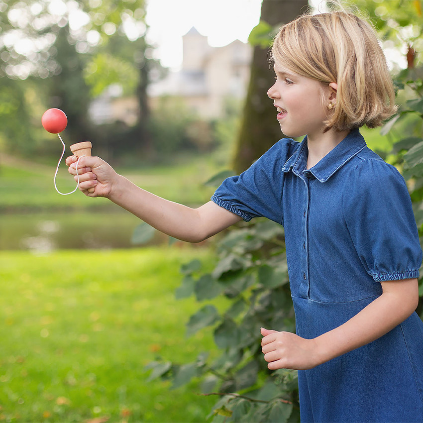 Jeu de capture de glace Kendama en bois  