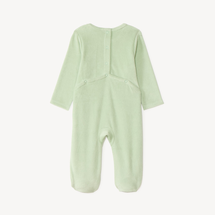Dors-bien bébé fille en velours print mignon 