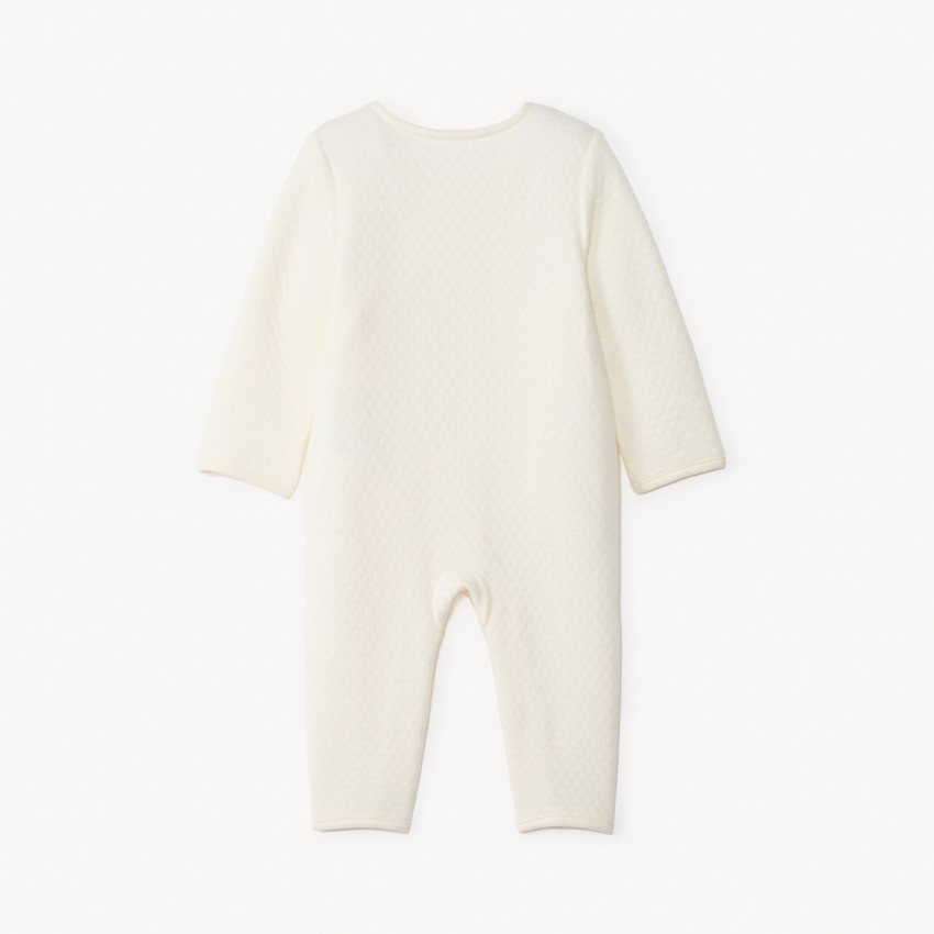 Combinaison longue unie effet cache-cœur Mickey Disney pour bébé   