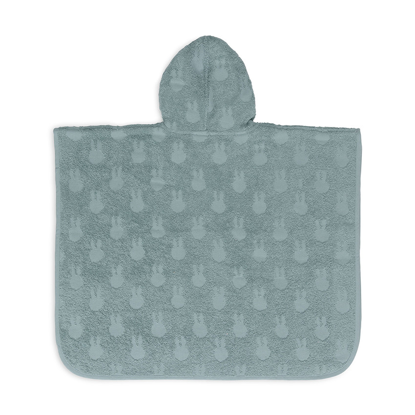 Poncho de bain éponge en jacquard Miffy sea green 