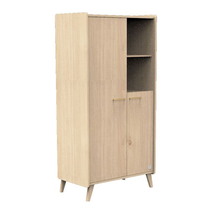 Armoire 2 portes Arty - Chêne Suave 