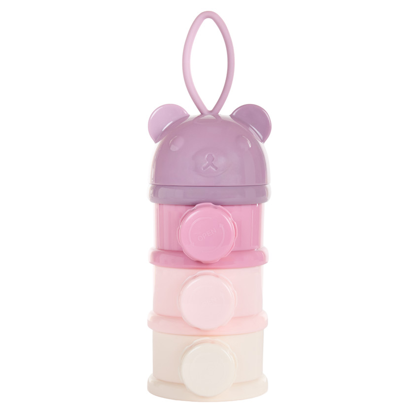 Boîte doseuse pour lait en poudre Miamix - Rose 