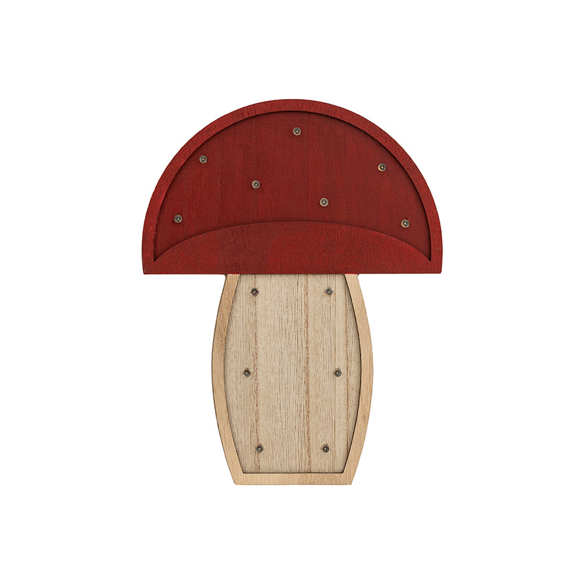 Lampe enfant "Luck" en bois 23 cm 