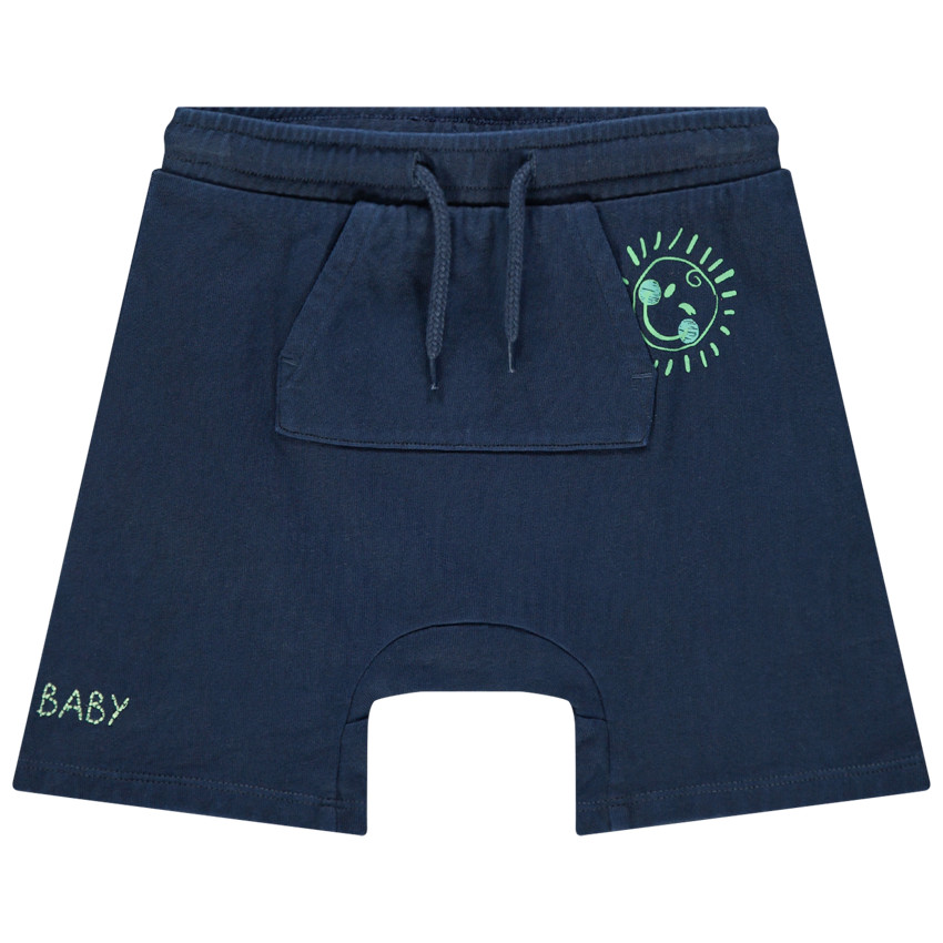 Bermuda en maille motif Smiley Baby  