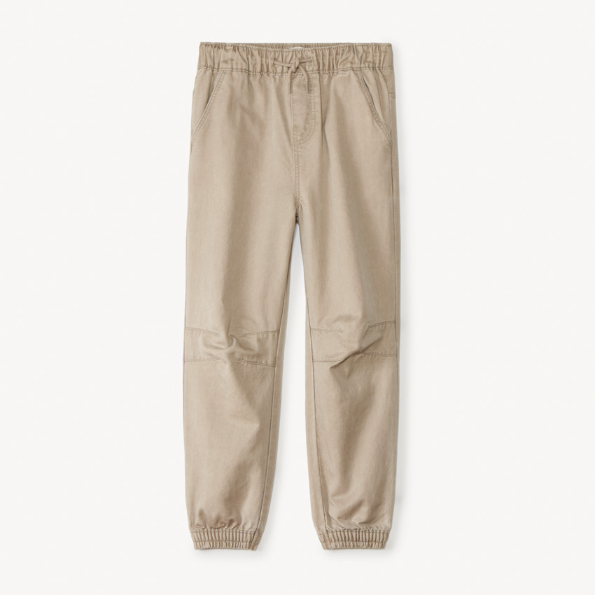 Pantalon jogger en toile uni pour garçon