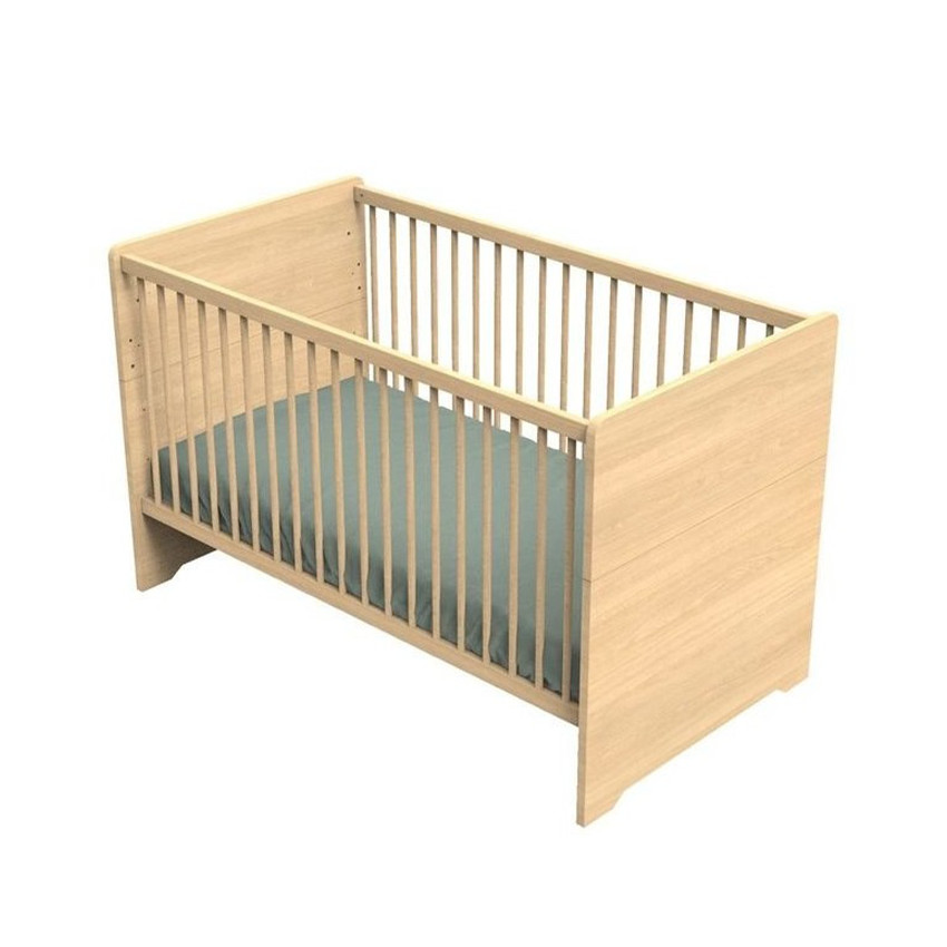 Lit évolutif Little Big Bed 140 x 70 cm Cannelle aspect chêne miel 