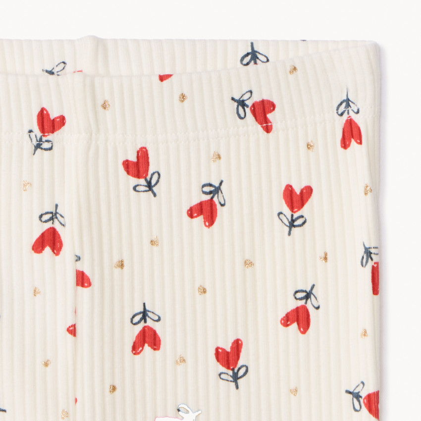 Ensemble sweat + caleçon fantaisie pour fille  