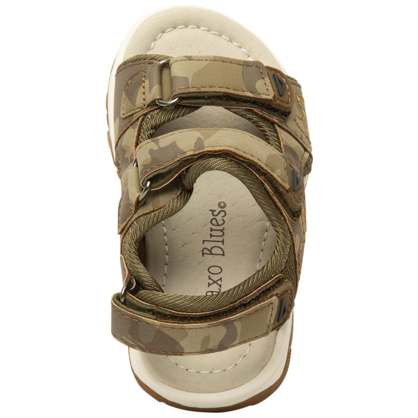 Sandales à scratchs imprimé camouflage pour bébé garçon 