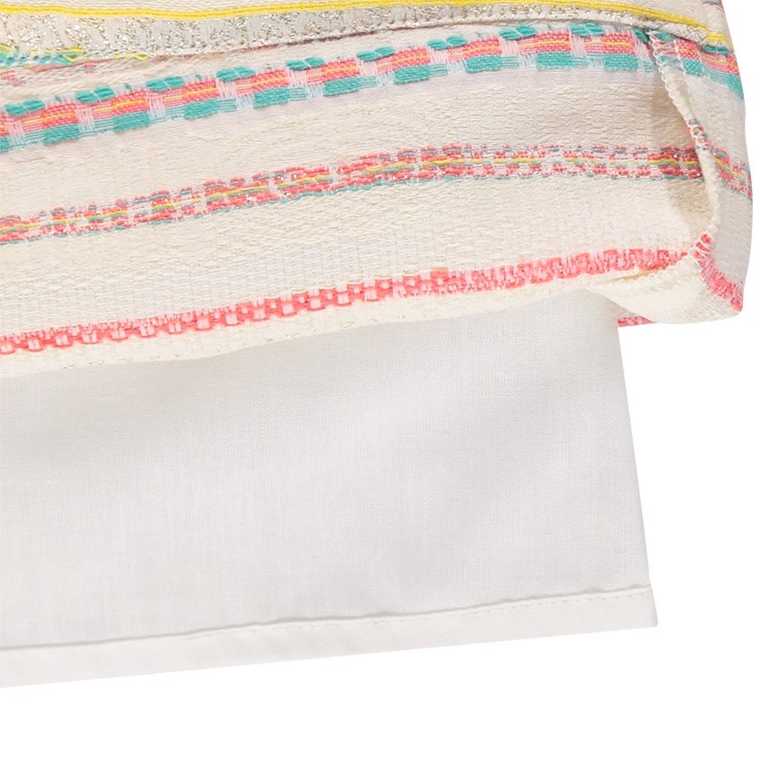 Junior - Jupe en jacquard imprimé ethnique 