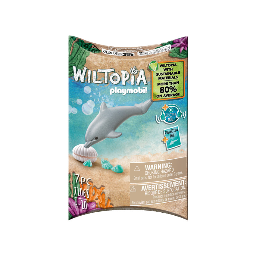 Figurine bébé dauphin - Wiltopia Main Figurine bébé dauphin - Wiltopia