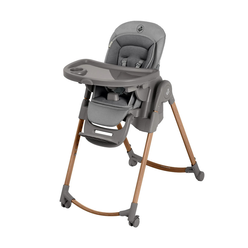 Chaise haute réglable et évolutive Minla Plus elegance graphite