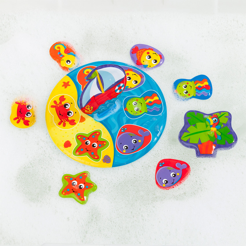 Puzzle de bain - L'île flottante 