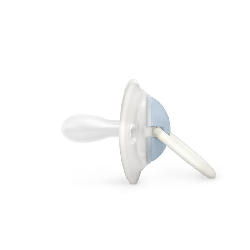 Lot de 2 sucettes 0-6m Jour & Nuit Bleu 