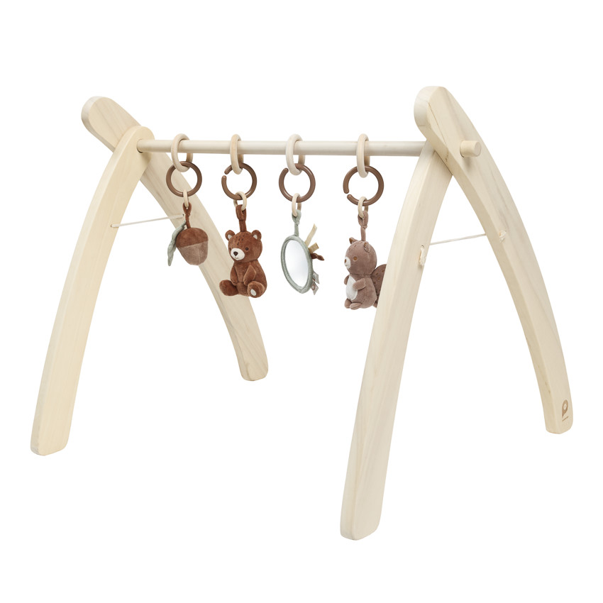 Set de 4 jouets à suspendre pour arche d'éveil Roi des Forêts 