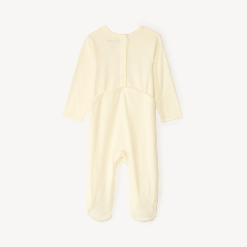 Dors-bien en jersey avec broderie pour bébé fille 