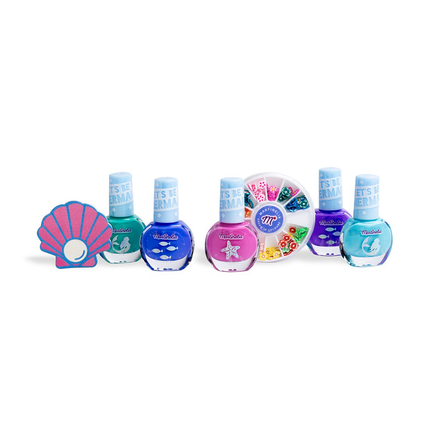 Set de nail art sirène Let's Be Mermaid 