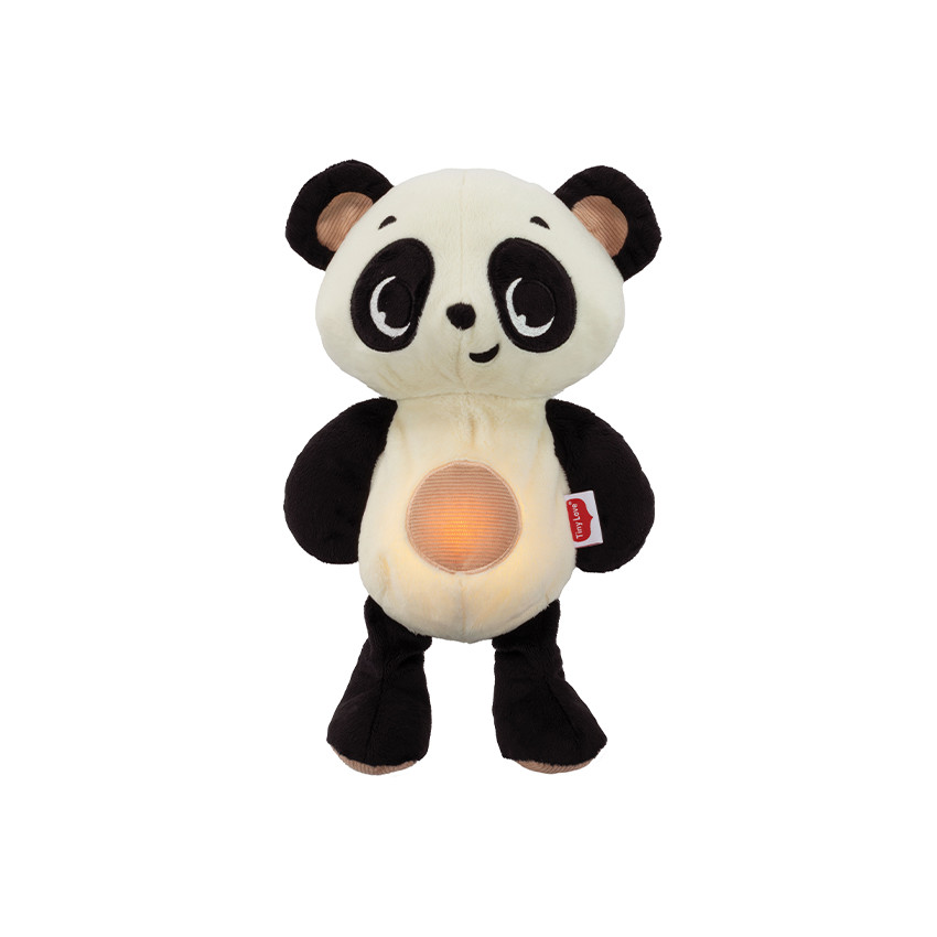 Peluche veilleuse snuggly Buddy Panda black & white 