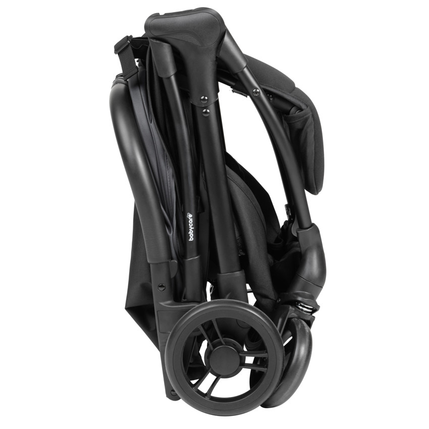 Poussette compacte et pliable noir 