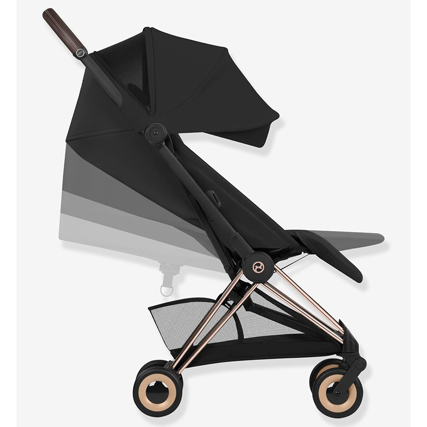  Poussette ultra-compacte Coya Style 2026 Rose Gold/Sepia Black 