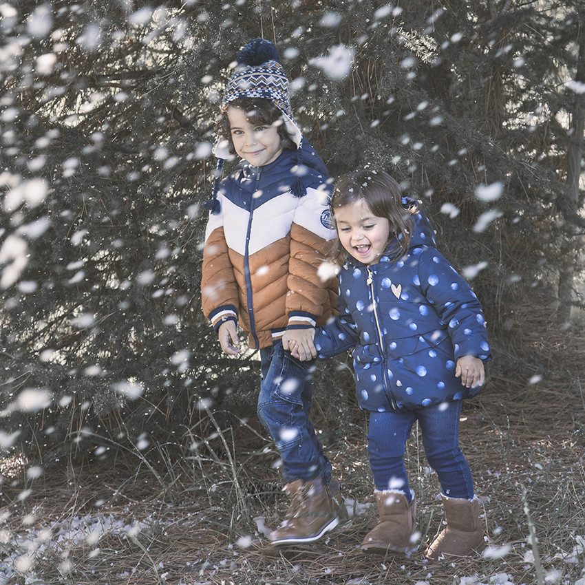 Ensemble imprimé doublé bonnet snood 