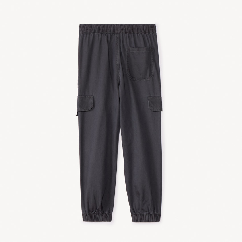 Pantalon jogger en twill uni pour garçon 