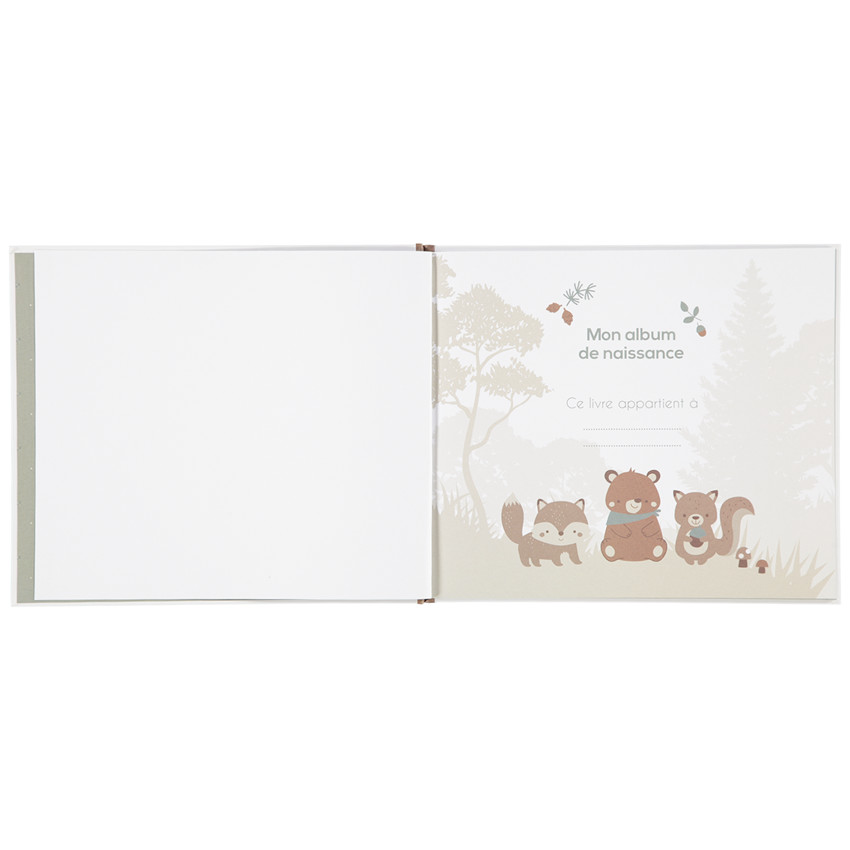 Album de naissance Roi des Forêts - Blanc (Prémaman) - Image 1