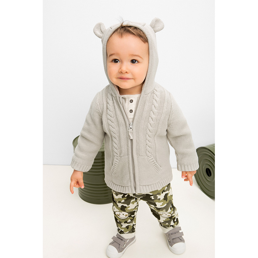 Tuto Trcot Veste à Capuche 0/3 Mos - 6/9 Mos - 10/12 Mos - Capuche