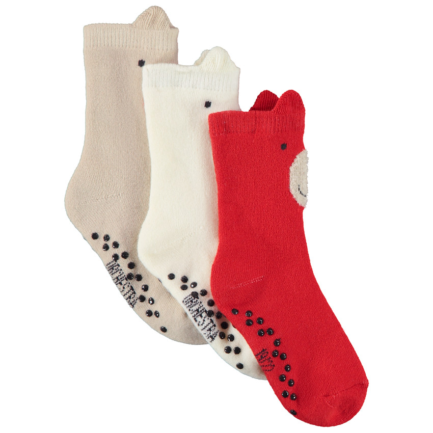 Lot de 3 paires de chaussettes hautes ludique pour bebe garcon Orchestra